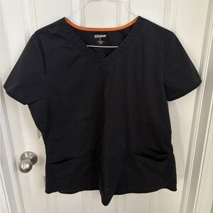 Scrubstar Black Scrub Top